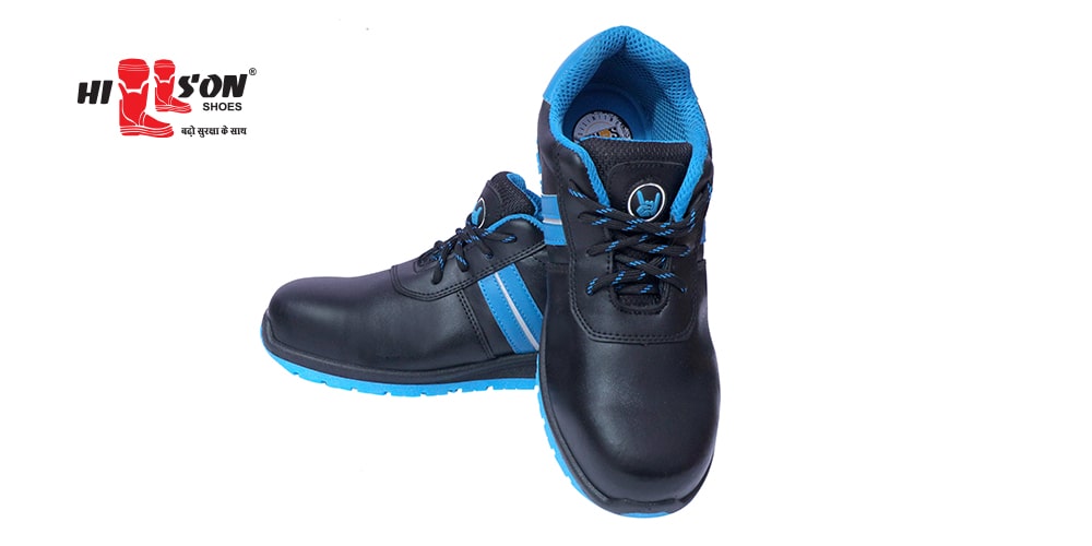 Hillson Swag 1901 Robust Synthetic Leather Metal Toe Safety Shoes Black_1