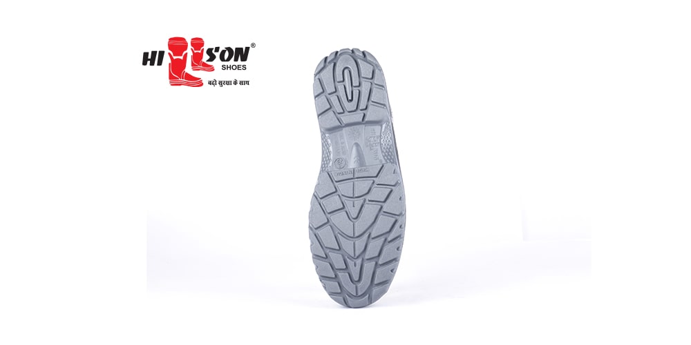 Hillson Panther Buff Leather Steel Toe Safety Shoes Black_3