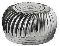 22 inch Wind Driven Roof Turbine Ventilator 200 - 1500 CFM_0