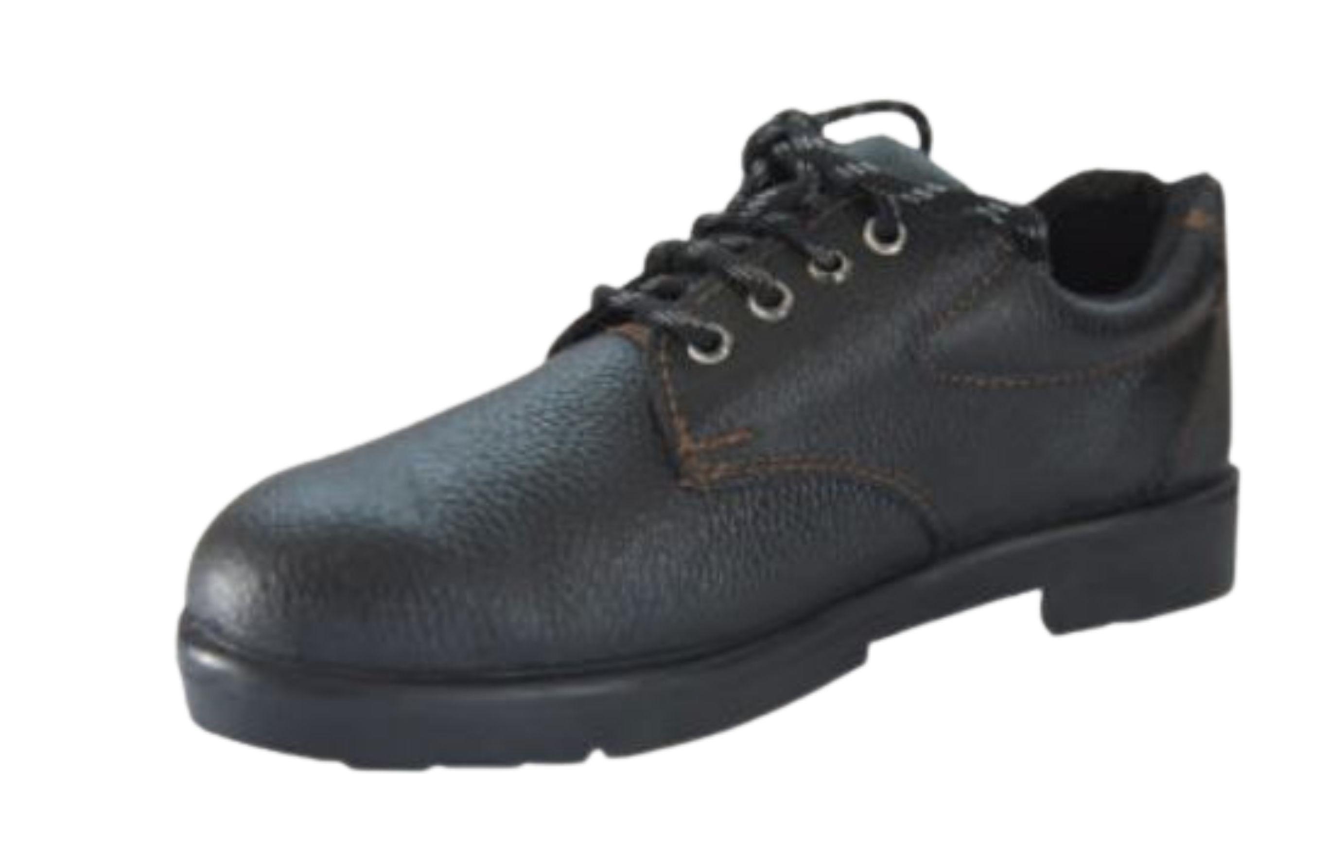 Prime Arista Leather Steel Toe Safety Shoes Black_0