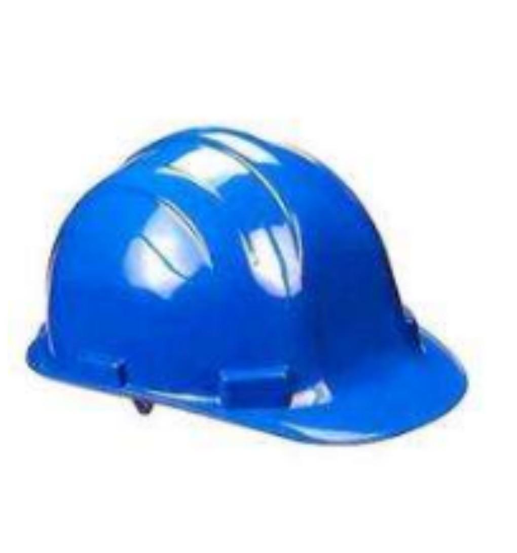 Plastic Blue Modular Safety Helmets_0