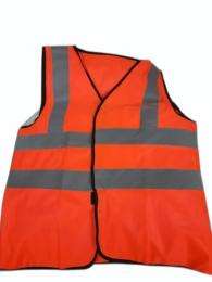 Shri Shyam Nylon Safety Jackets M Radium Orange_0