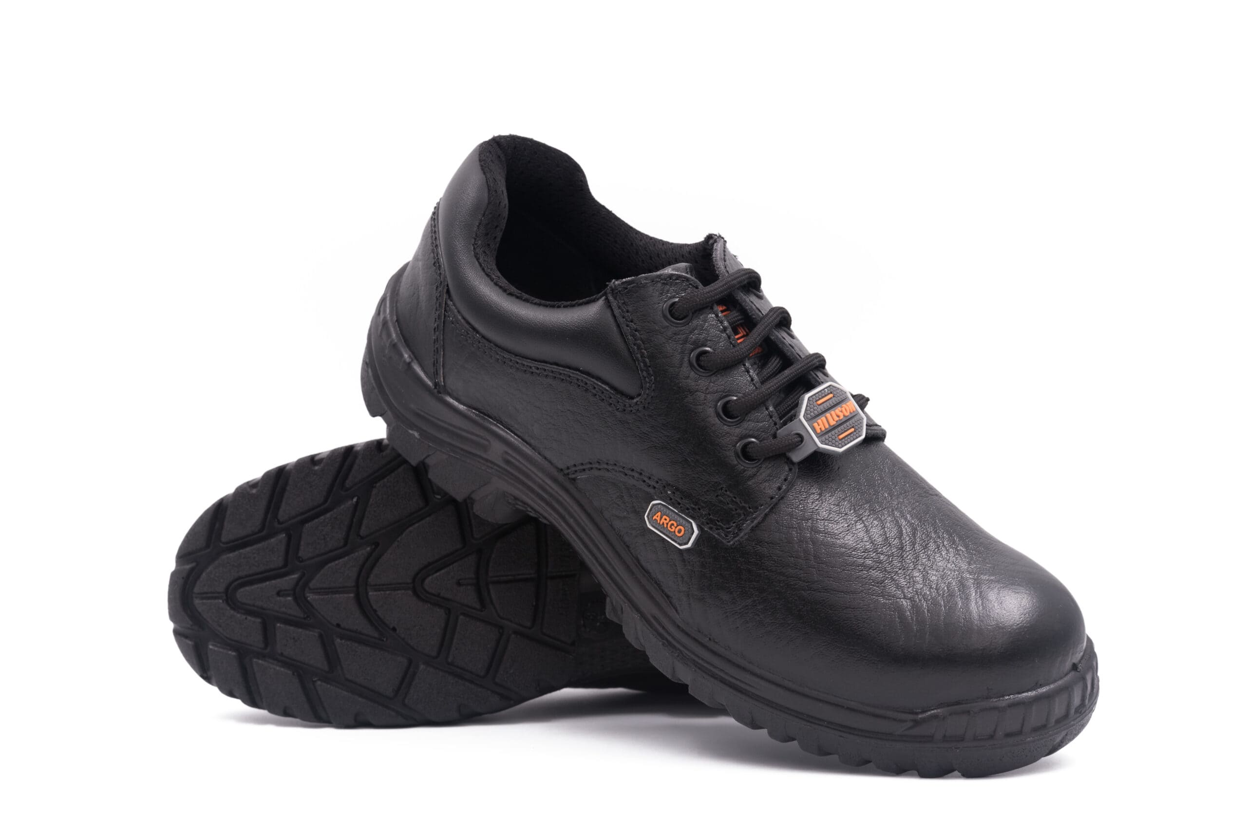 Hillson Argo Leather Steel Toe Safety Shoes Black_1