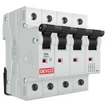 DEVCO MCB40060C Four Pole 6 A C Curve MCB_0