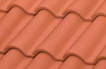 Phoenix Roofing 190 x 165 mm Brown Matt Ceramic Tile_0