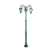 Mild Steel 10 m Green Decorative Light Poles_0