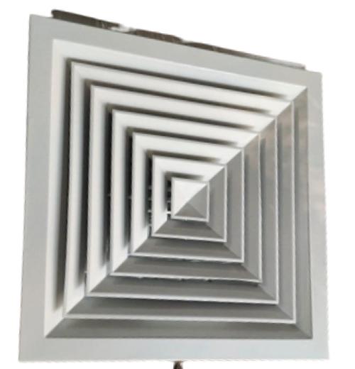 YASHICA ENGINEERING 595 x 595 mm 4 Way Ceiling Diffuser YE CD Square_1