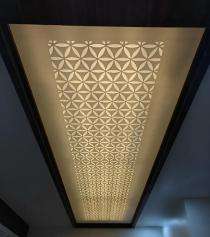 WA Brown and White PVC False Ceiling 254 x 3048 mm_0
