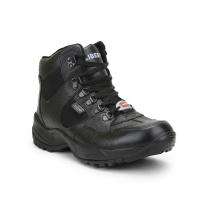 Liberty SHAURYA Drymill Leather Steel Toe Safety Shoes Black_0