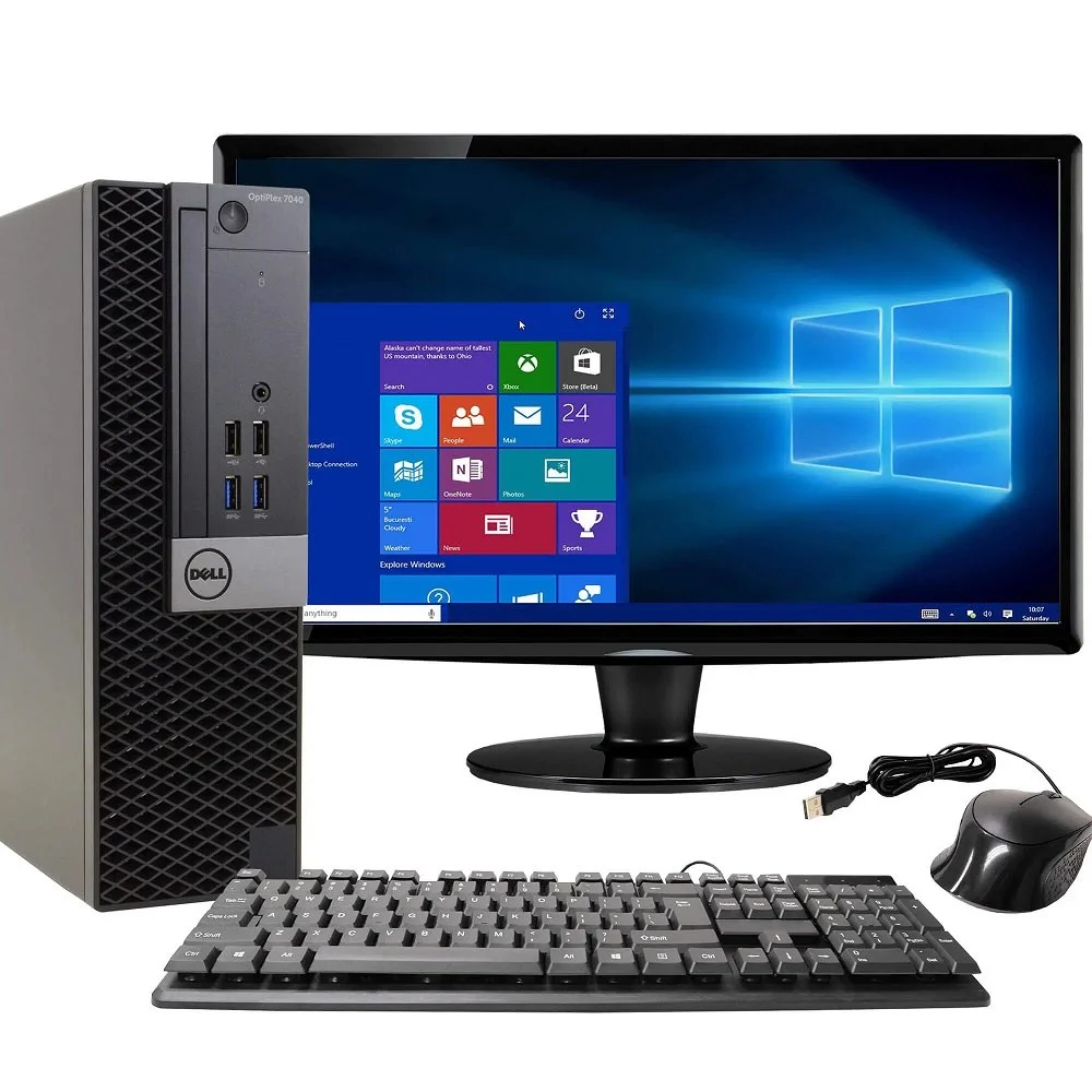 Dell Windows 10 Professional Intel 10 500 GB 19 in Desktop Computer_0