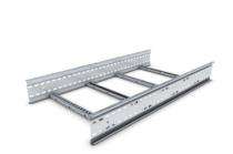 Galvanized Iron Ladder Cable Trays 40 mm 150 mm 1.2 mm_0