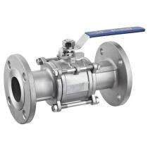 SN 2 inch Manual Stainless Steel Ball Valves Flanged_0