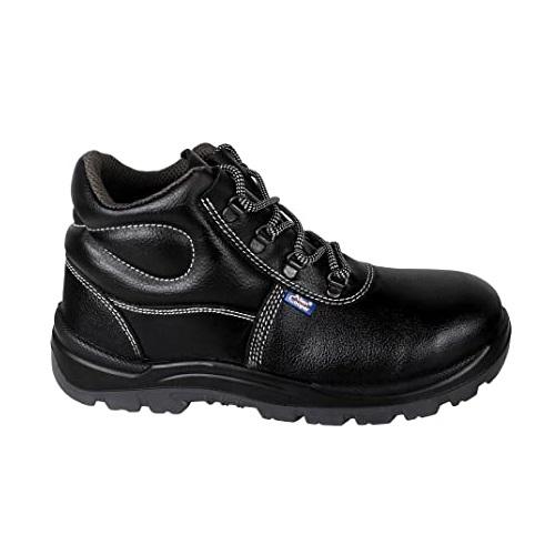 Allen Cooper AC-1008 Buff CG Barton Leather Steel Toe Safety Shoes Black_1