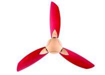 USHA Bloom Primrose 1250 mm 3 Blades 78 W Gold and Cherry Ceiling Fans_0