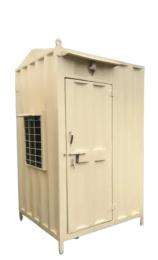 Hind Mild Steel 6 ft Portable Security Cabin_0