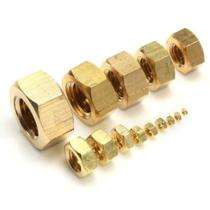 PARTH M4 - M25 Hexagon Head Nuts Brass C 360 Polished IS 934_0