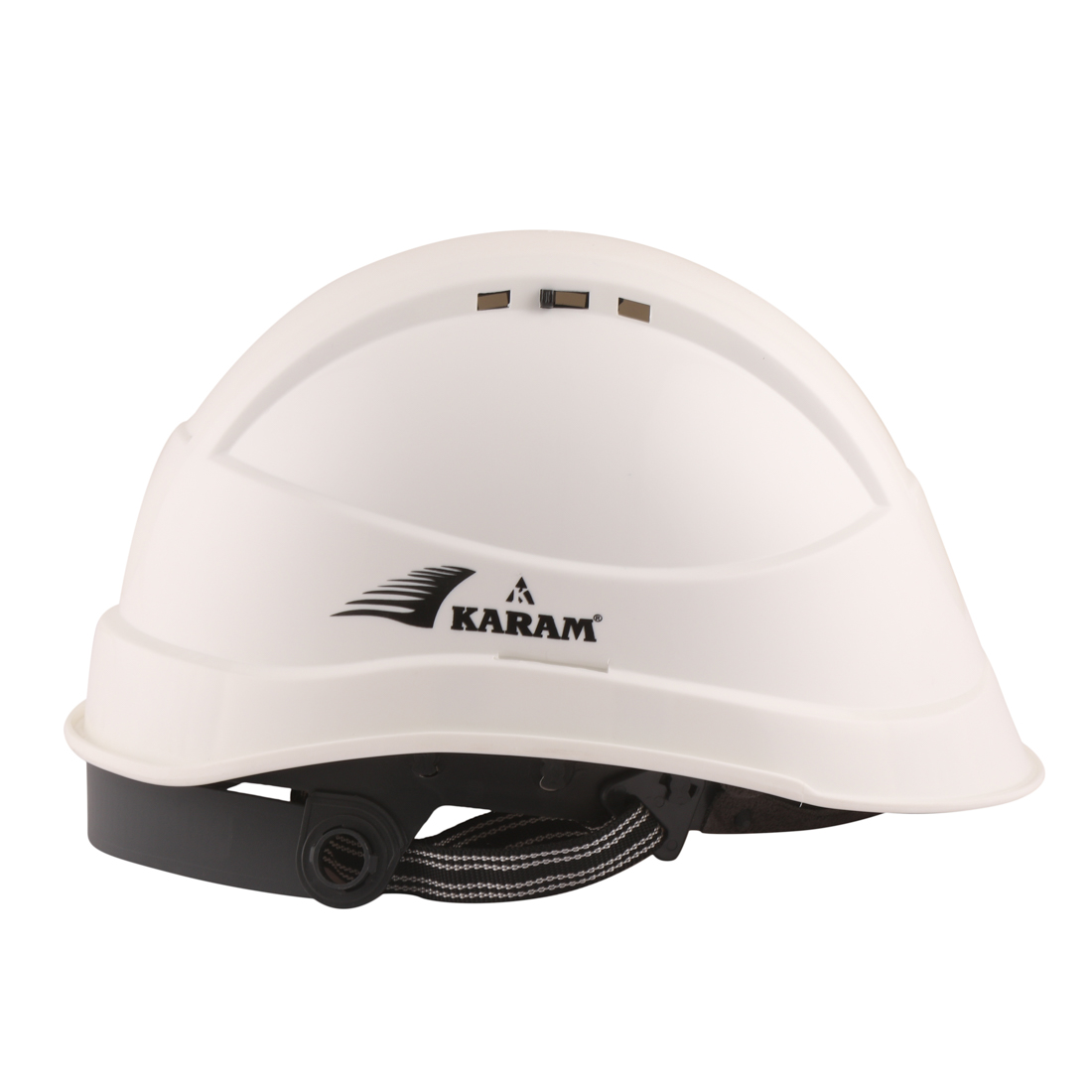 Karam Polyethylene Super White Air Ventilated Safety Helmets PN545_2