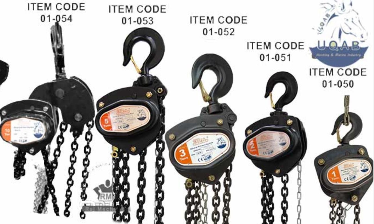 V-TAL 10 ton Chain Pulley Block 3 m 435 N_1
