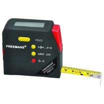 FREEMANS 19 mm ABS Plastic and Steel Measuring Tapes PROE 5 m Black_0