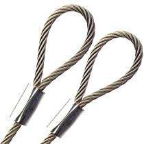Synlift 2 ft Eye and Eye Wire Rope Sling 1 ton_0