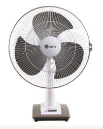 KWW Oretta HS 400 mm 3 Blades White and Grey Table Fan_0