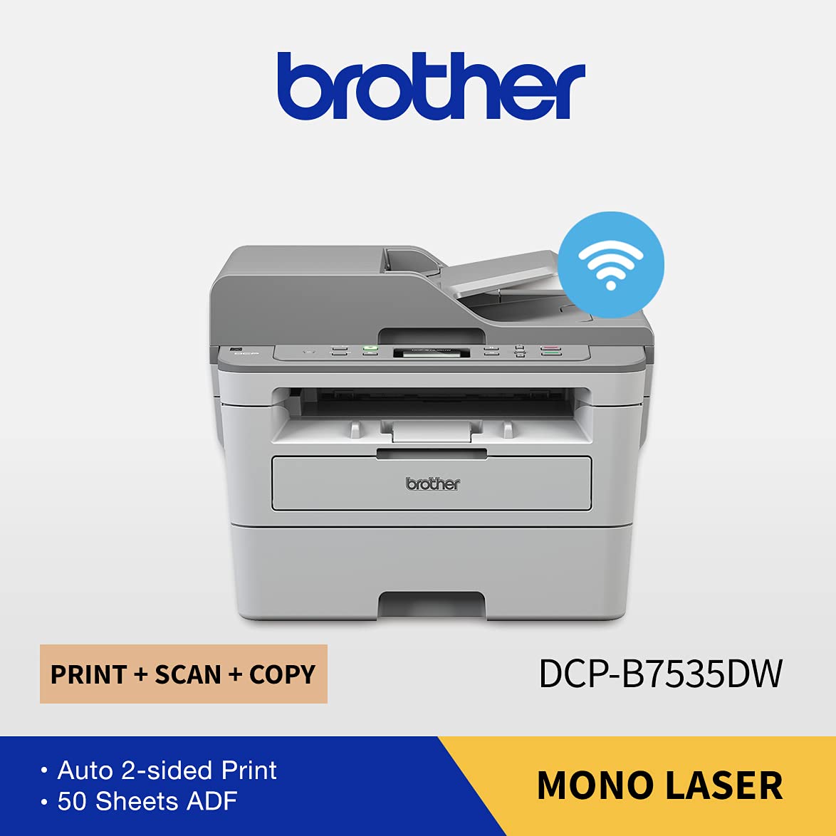 Brother DCP-B7535DW Mono Laser 34 ppm Printer_2