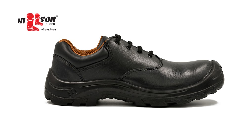 Hillson MF-01 Leather Steel Toe Safety Shoes Black_2