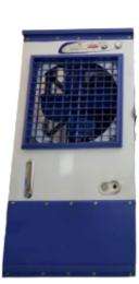 Lucky Mild Steel Blue and White 25 L Domestic Air Cooler_0