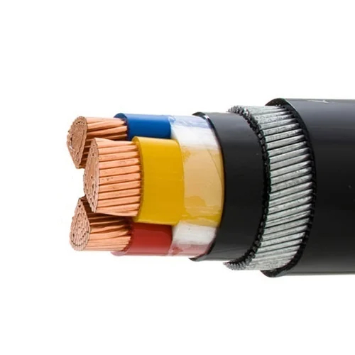 Aluminium PVC Armoured FR PVC LT Power Cables 3 Core 16 sqmm 1.1 kV_0