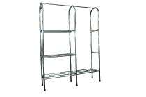 MSP MKW-01 Easy to Assemble Clothes Drying Stand 42 x 10 x 60 inch_0