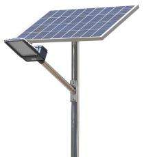 12 W Warm White LED Aluminium 60 Ah Solar Street Light_0