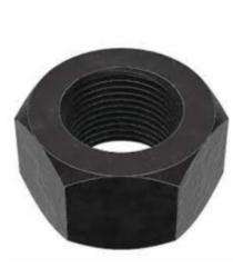 XPS M10 Hexagon Head Nuts Mild Steel 10 Black Coated IS 1367_0