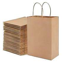 Kraft Paper Plain Packaging Bag_0