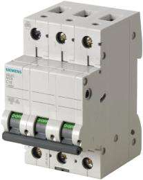 SIEMENS 5SL63 Three Pole 20 A C Curve MCB_0