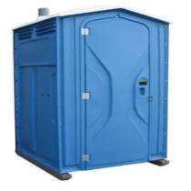 Radhaswami Mild Steel 8.5 ft Portable Toilet Cabin Blue_0