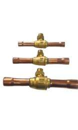EMERSON 5 inch Manual Brass Ball Valves Double Threaded_0