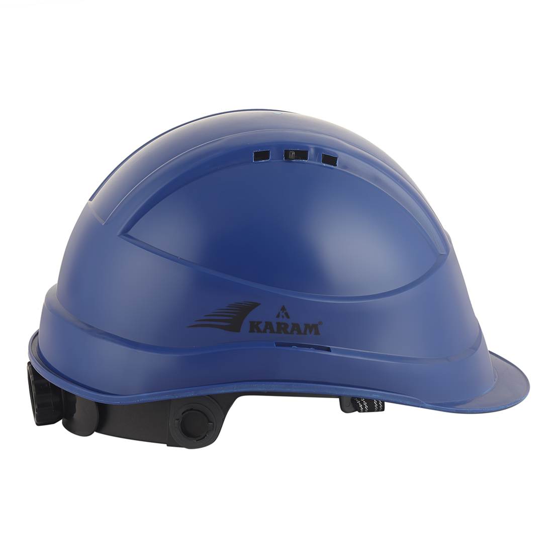 Karam Polypropylene Copolymer Lamination Blue Air Ventilated Safety Helmets PN542_2