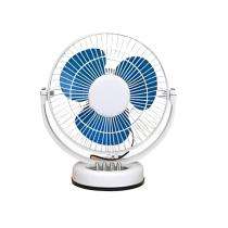 Natraj 400 mm 3 Blades White and Blue Table Fan_0