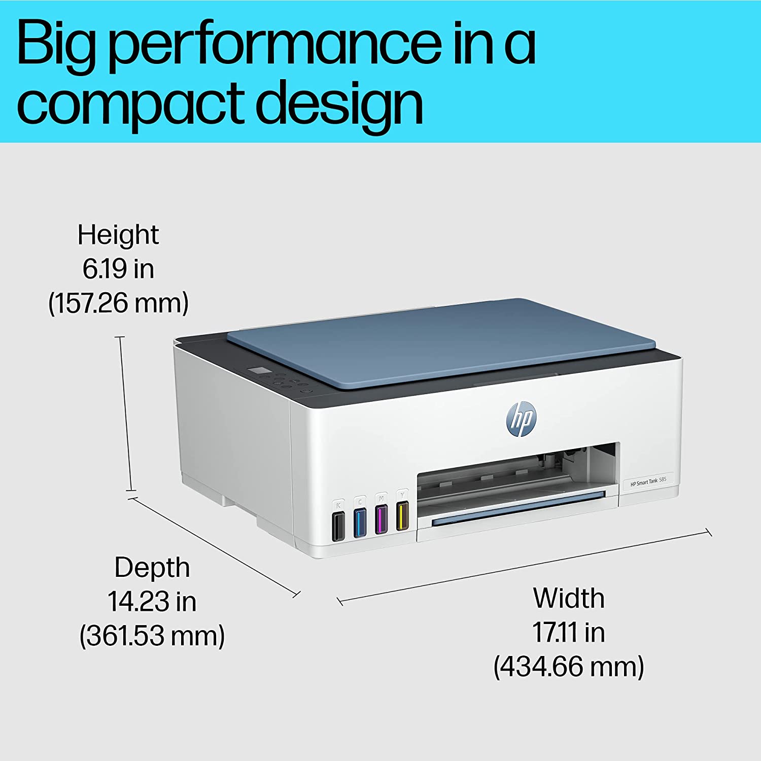 HP 585 Smart Ink Tank 5/12 ppm Printer_3