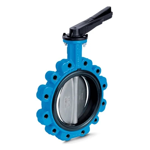 Popular 1/2 inch Manual CI Butterfly Valves Flanged PN 10_0