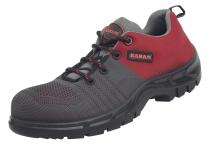 Karam FS 213 Flyknit Fabric Composite Toe Safety Shoes Grey and Red_0