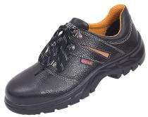 Karam FS 07 Full Grain Leather Steel Toe Safety Shoes Black_0