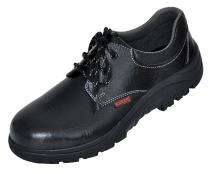 Karam FS 02 Full Grain Leather Steel Toe Safety Shoes Black_0