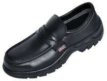 Karam FS 72 Buff Waxy Leather Composite Toe Safety Shoes Black_0