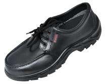 Karam FS 71 Buff Waxy Leather Composite Toe Safety Shoes Black_0
