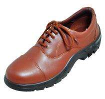 Karam FS 150 CG Leather Steel Toe Safety Shoes Brown_0
