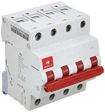 HAVELLS Four Pole 63 A C Curve MCB_0