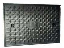 DSC Chamber Manhole Cover Cast Iron Black Bitumen Painted 600 x 900 mm_0