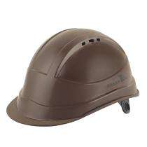 Karam Polypropylene Copolymer Brown Air Ventilated Safety Helmets PN542_0
