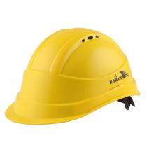 Karam Polypropylene Copolymer Lemon Yellow Air Ventilated Safety Helmets PN541_0